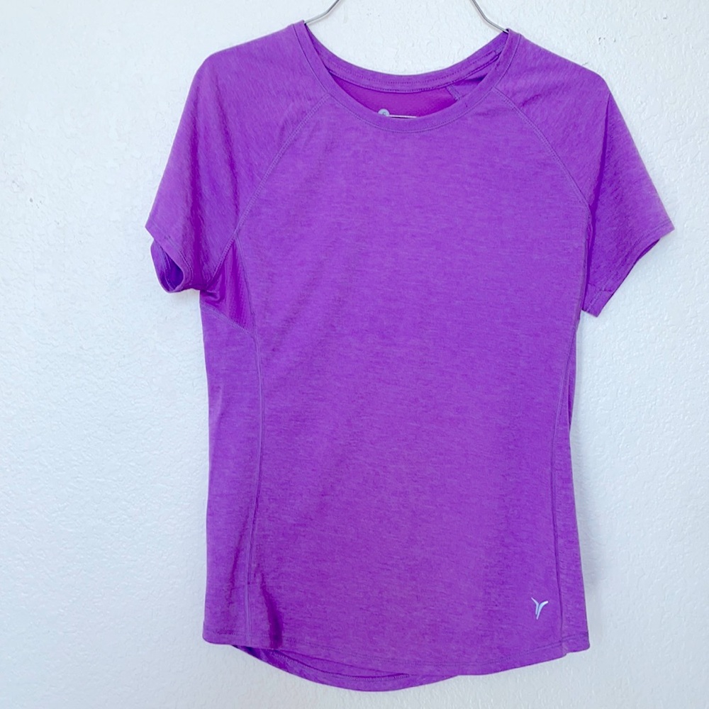 FREE with any $20+ purchase Light Purple Workout T with Mesh Details